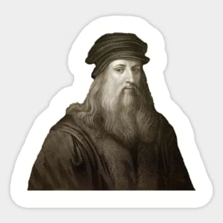 Leonardo di ser Piero da Vinci Sticker